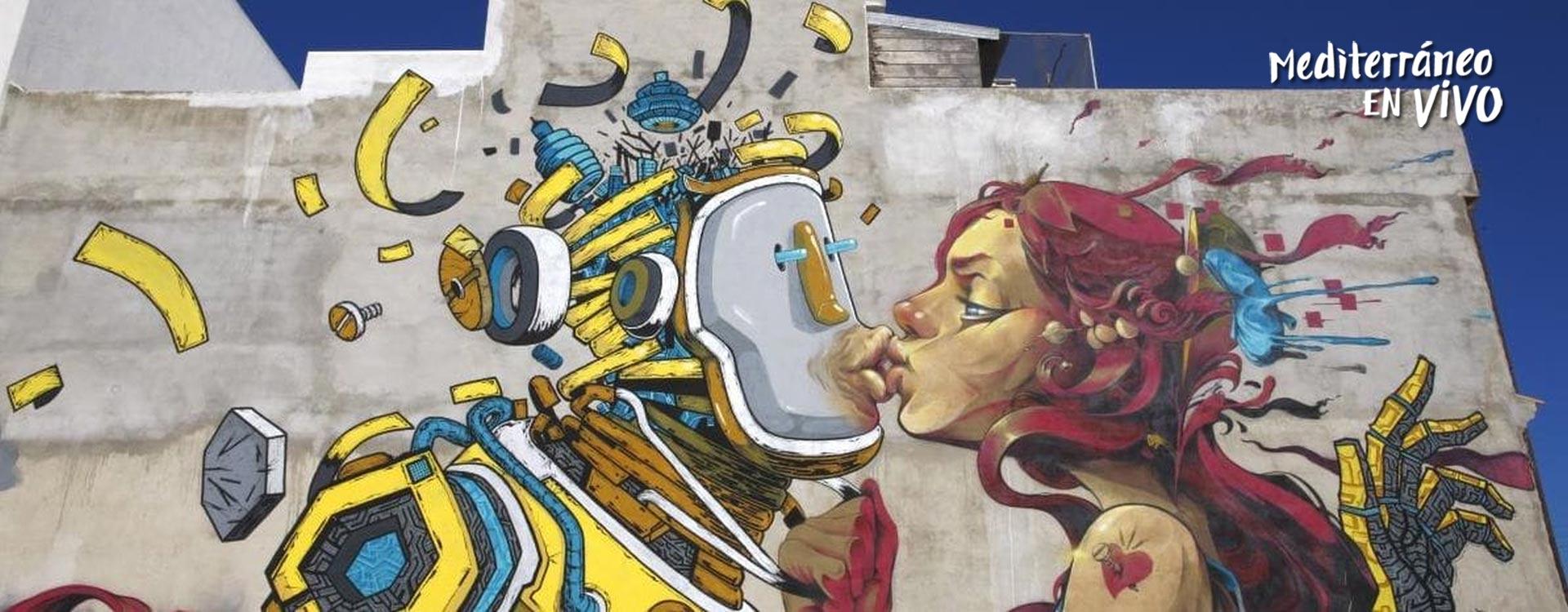 Citric, un exemple un street art o art de carrer a Torreblanca	