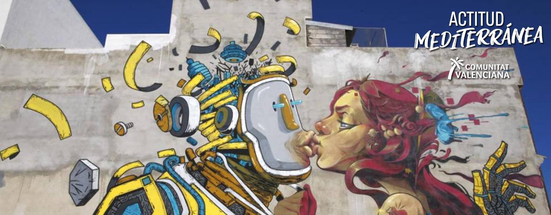  Conoce el street Art con graffiti 